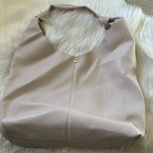 Anthropologie Cream Shoulder Bag